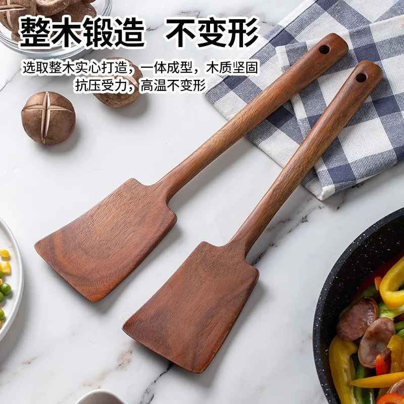 Wooden Spatula Non-stick Pan Special Cooking Utensil Home Kitchen Use