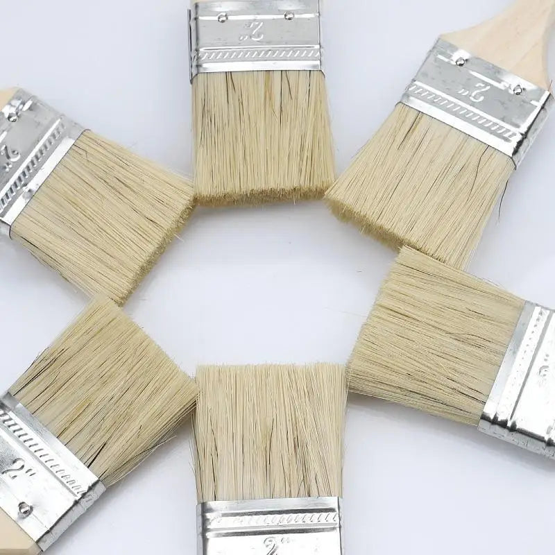 10-Piece Small Paint Brush Set – Wooden Handle Art & Craft