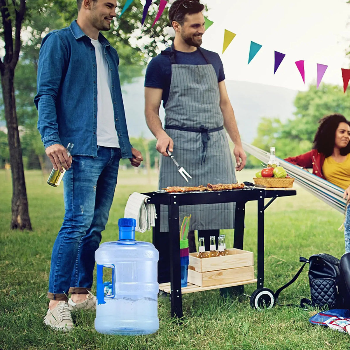Portable Camping Water Jug 5L & 7.5L | Reusable PET Pitcher