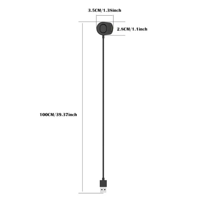 USB Charger Clip Cradle Cable for Suunto 7 Smartwatch
