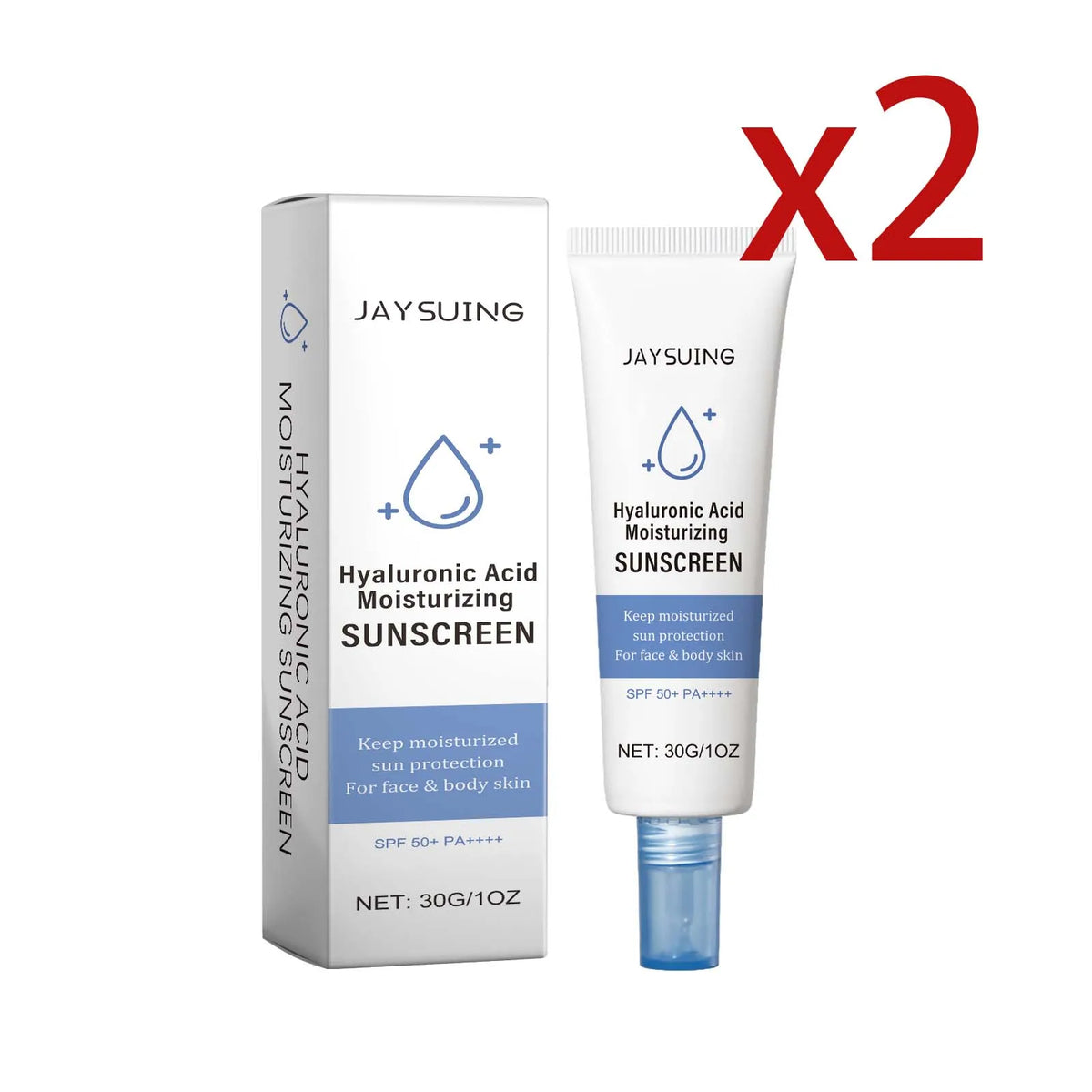Jaysuing SPF50 Moisturizing Sunscreen Lotion – UVA/UVB 30g