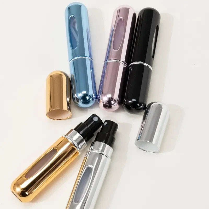 Portable Aluminum Refillable Travel Perfume Spray Bottle