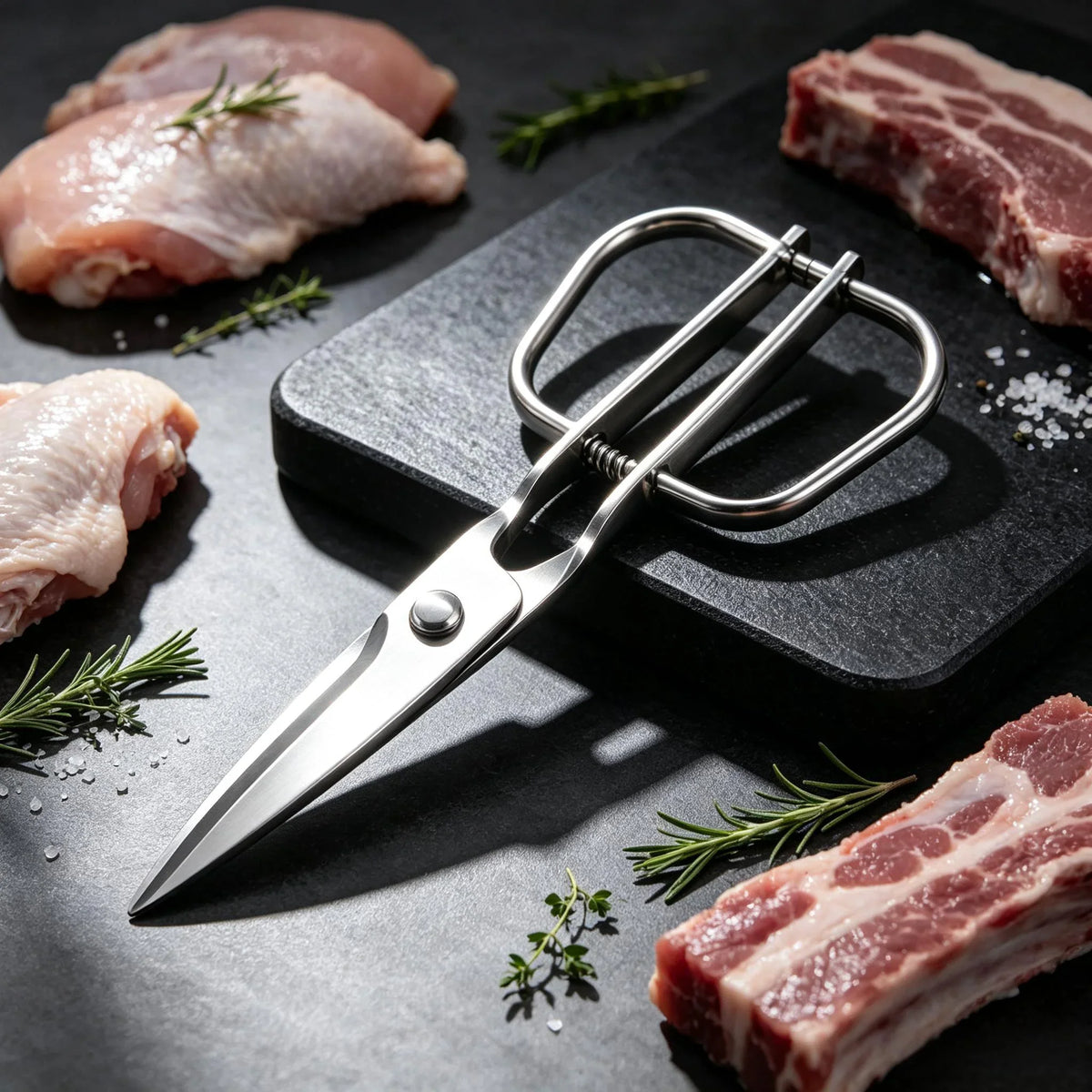 Detachable Kitchen Scissors – 3Cr Stainless Steel Grill Shears