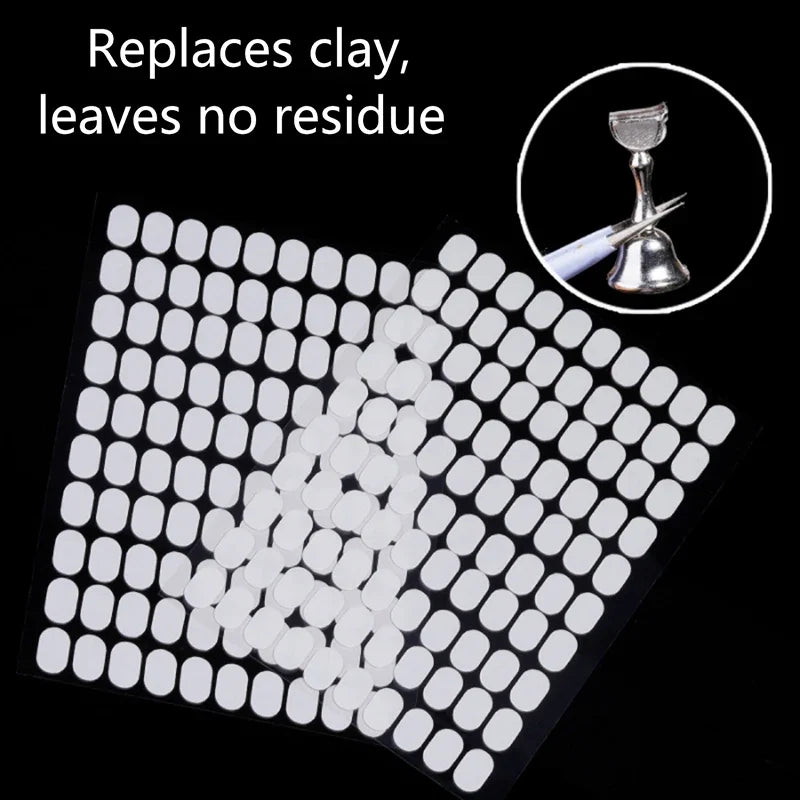 200 Pcs Double-Sided Nail Tape for False Nail Display Stand