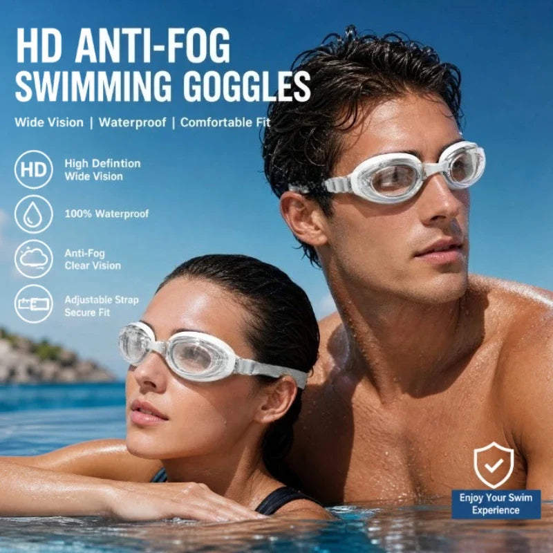 High-end Adult Swimming Goggles High-definition Anti Fog Waterproof