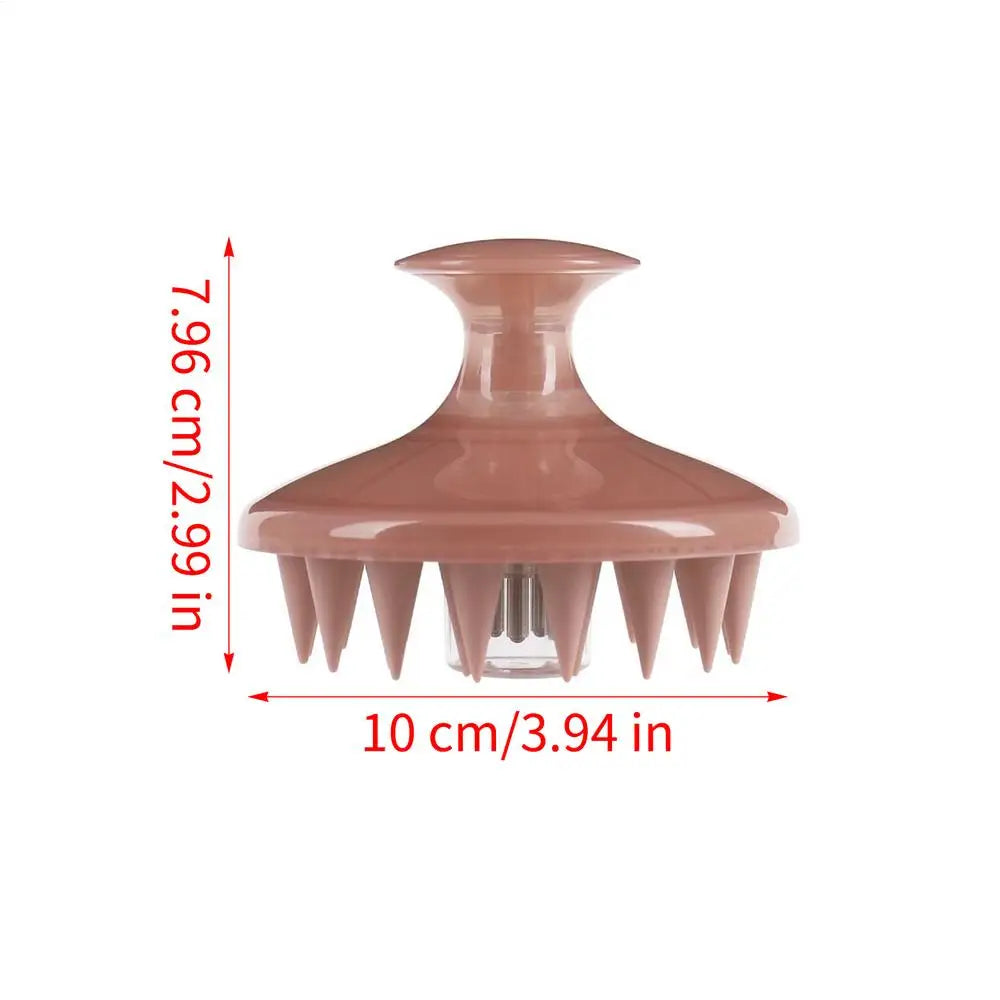 Silicone Scalp Massager Brush & Oil Applicator | Hair Care