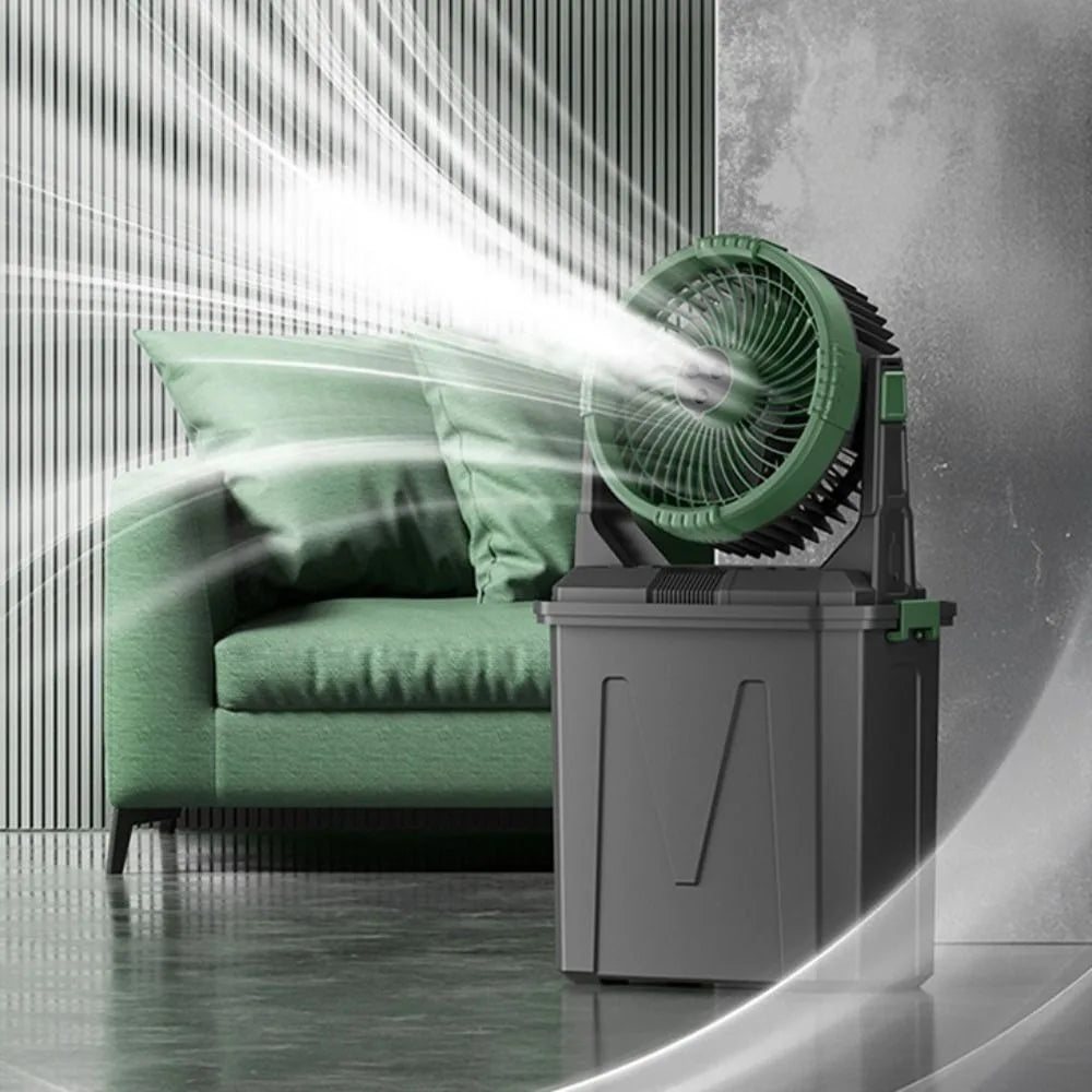Portable Misting Fan 20000mAh 10L Tank – Rechargeable Patio Fan