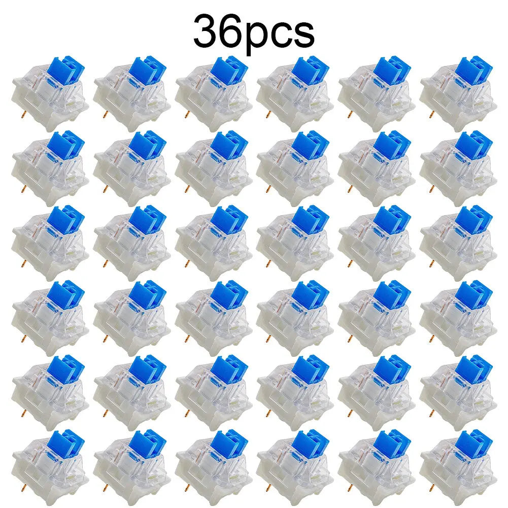 36PCS 3-Pin Tactile Mechanical Keyboard Switches | Hot Swap