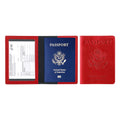 Leather Passport Cover & Card Holder Wallet – Unisex Travel