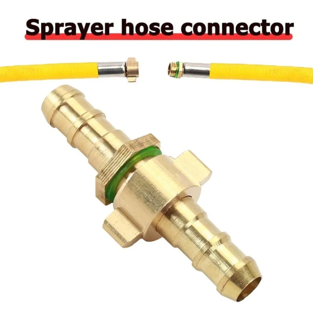 Brass Sprayer Hose Connector Pressure Spraying Pipe Repair Garden 6 5