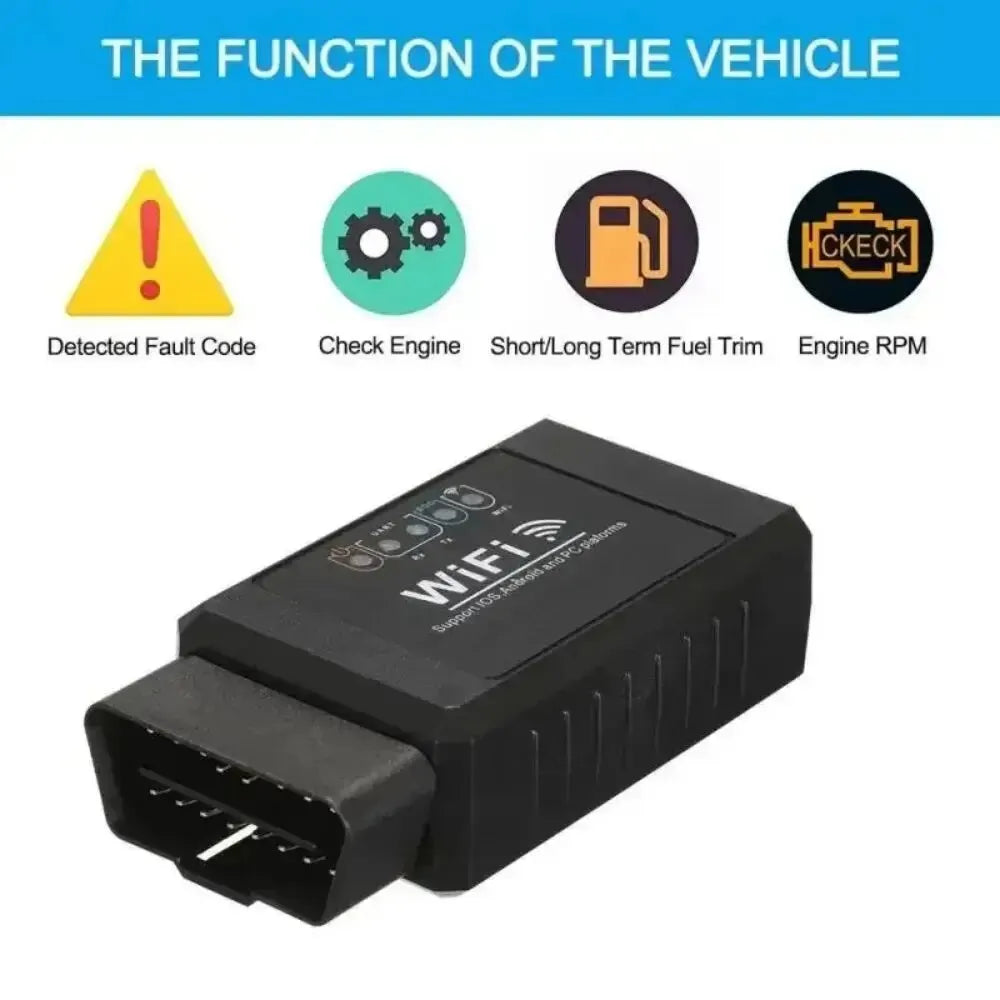 OBD2 WIFI ELM327 V 1 5 Scanner Iphone IOS Android Auto OBDII OBD 2