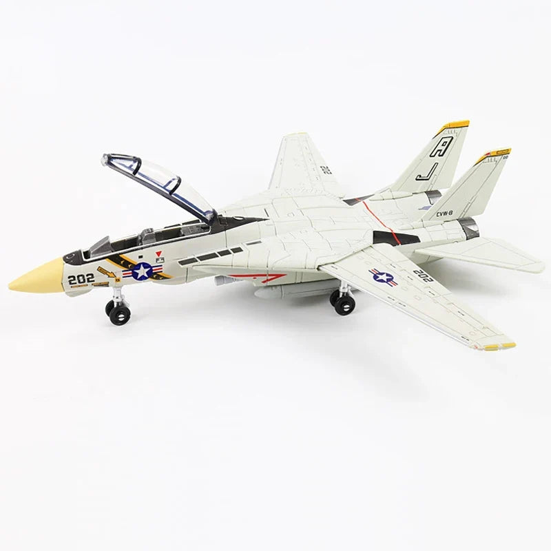 1:72 Scale F-14 Tomcat Fighter Jet Model – 10.24" ABS Kit