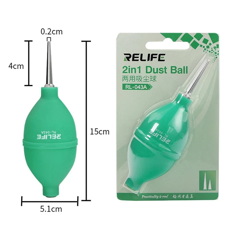 2-in-1 Air Blower Ball & Cleaning Pen for Phone, Keyboard & Lens