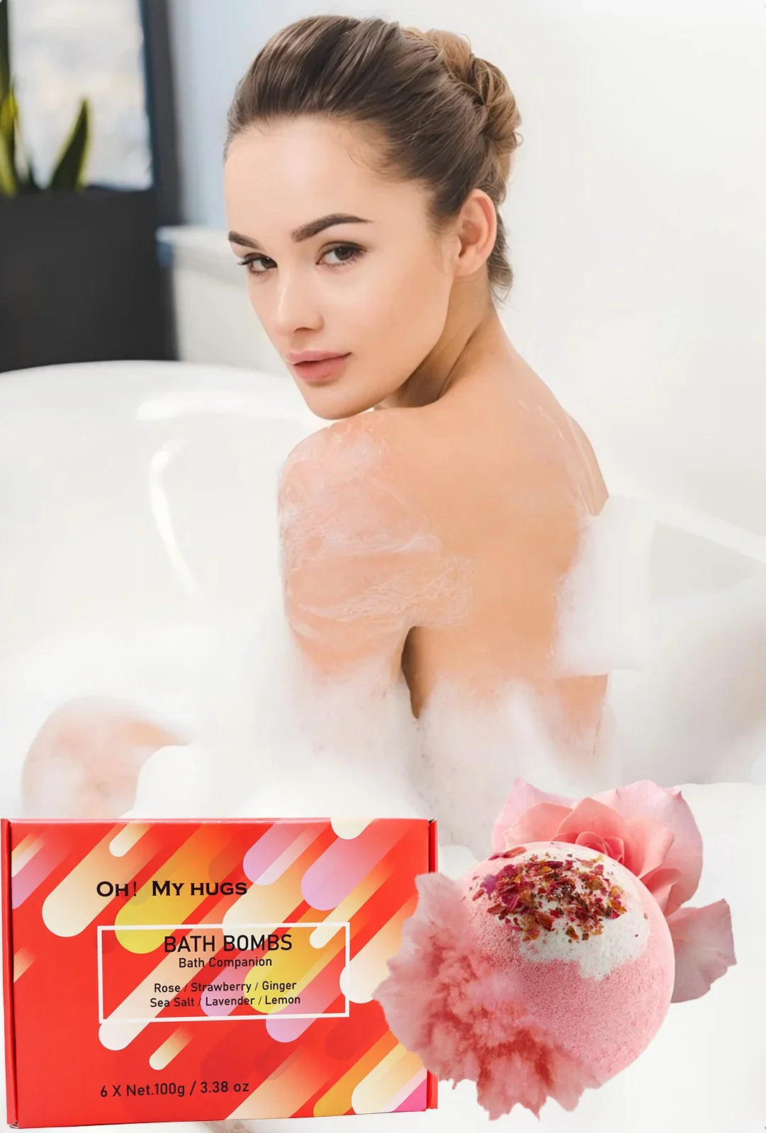 YURHERSU Mineral Bath Salt Ball Set – Nourish & Soften Skin