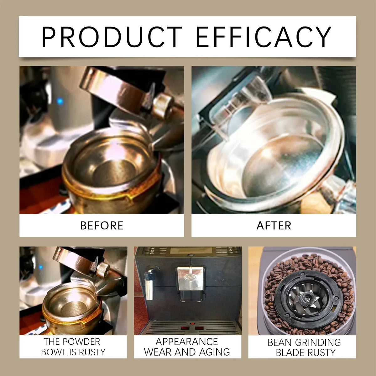 Coffee Maker Cleaner & Descaler | Remove Scale, Stains & Odors