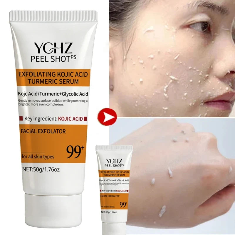 Turmeric Kojic Acid Exfoliating Gel – Face & Body Scrub 50g