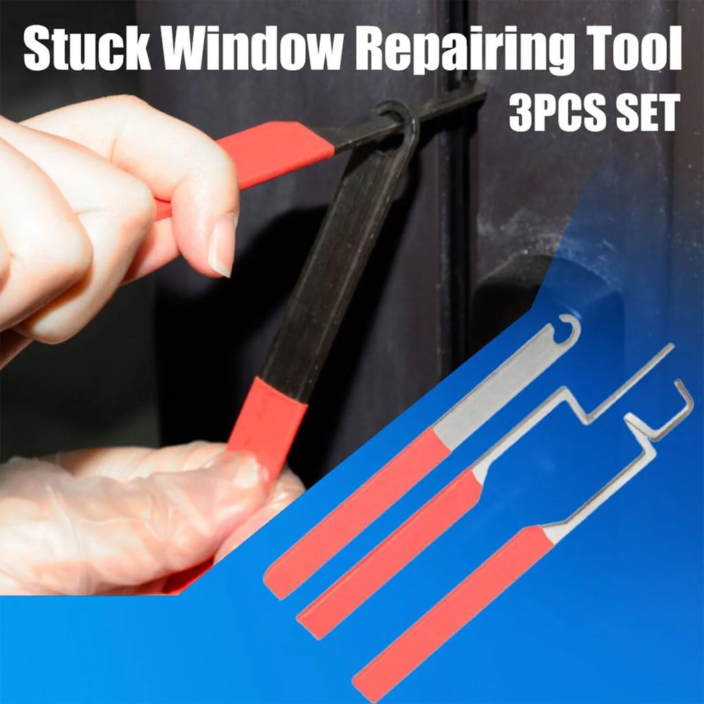 3-Piece Stuck Window Opening Tool Kit | Stainless Steel