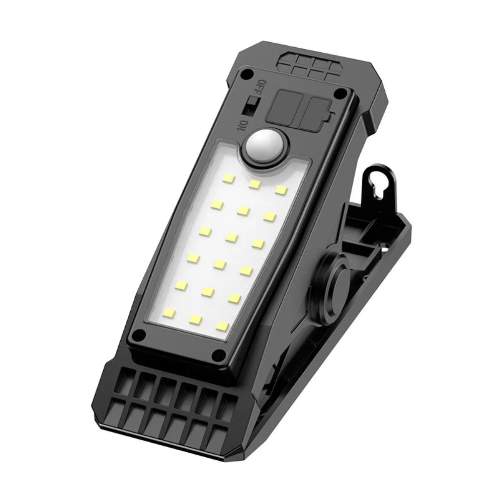 Solar Clip-On Light | 3 Modes, Motion Sensor & USB Backup