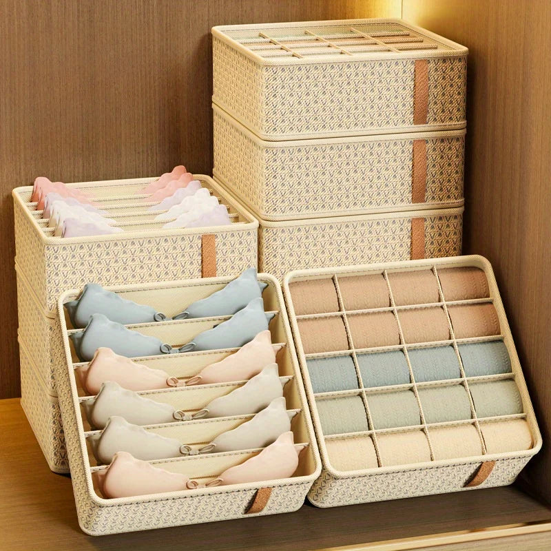 Closet Organizer Underwear Drawer Socks Bra Clothing Storage Box