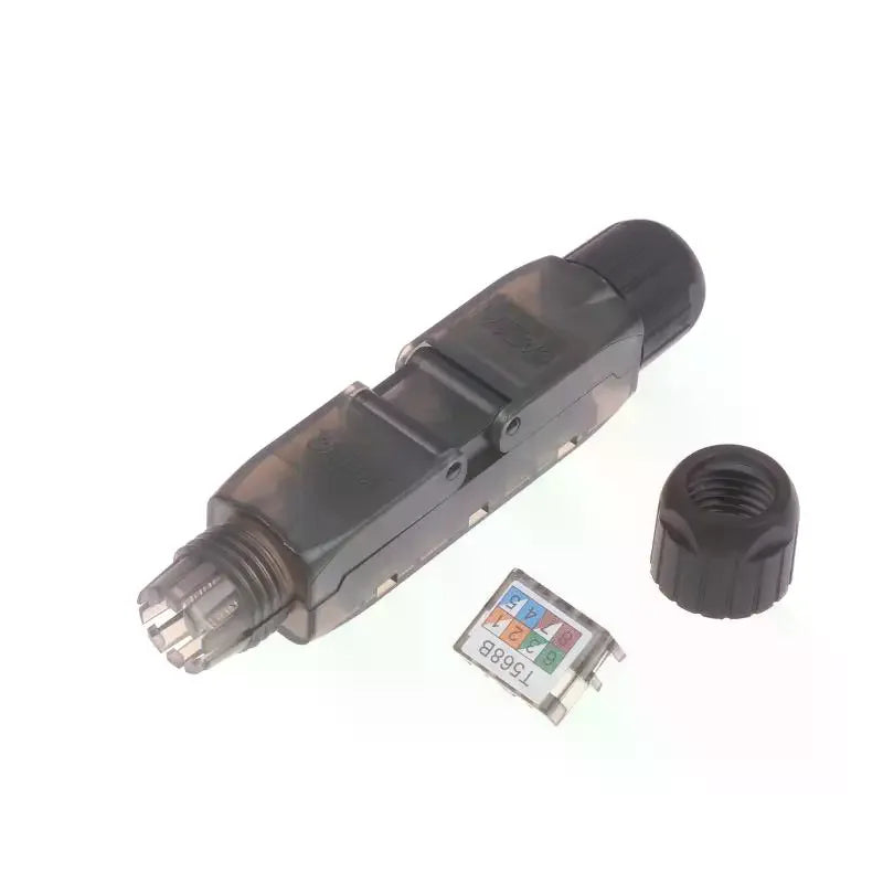 Tool-Less CAT5E Network Extension Connector Junction Box