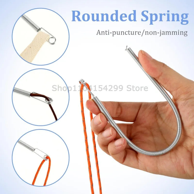 Bendable Spring Drawstring Threader Tool | DIY Sewing