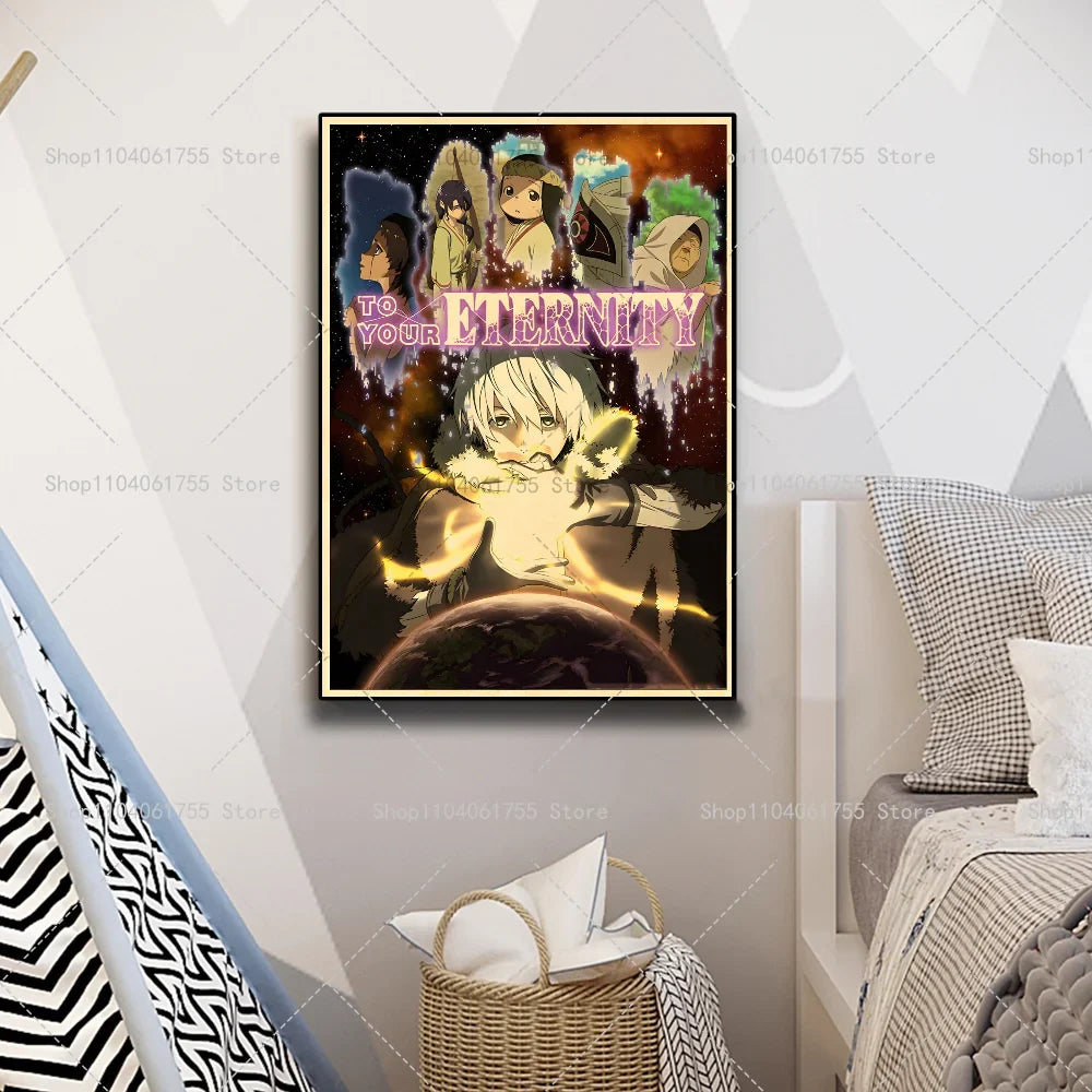 To Your Eternity Anime Poster – Waterproof Self-Adhesive Wall Art