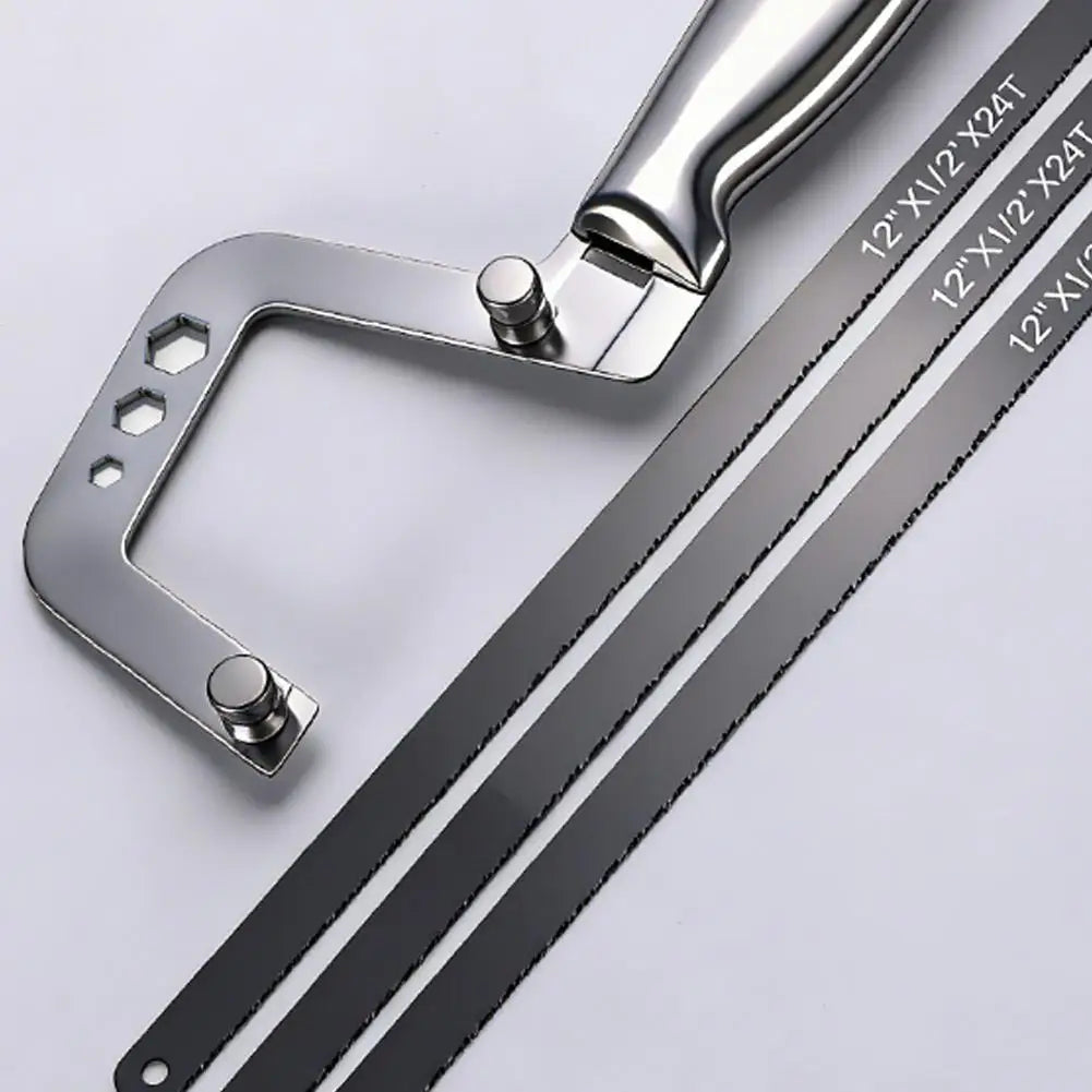 Mini Hacksaw Frame 12" Quick-Lock Compact Hand Saw | DIY Tool