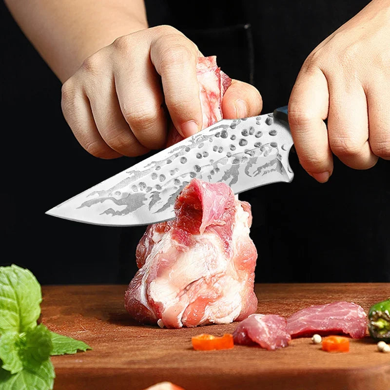 InLeung Hand Forged Stainless Steel Utility Chef Knife