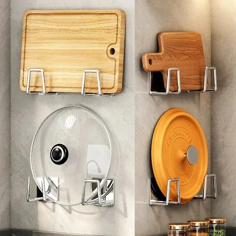 Wall-Mounted Sponge Holder Rack | No-Drill Stainless Steel
