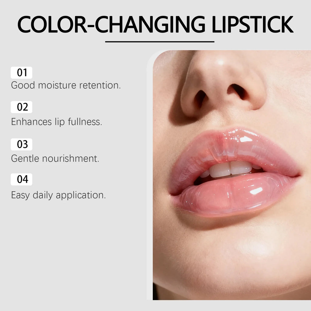 Color-Changing Moisturizing Lip Balm – Hydrates & Plumps