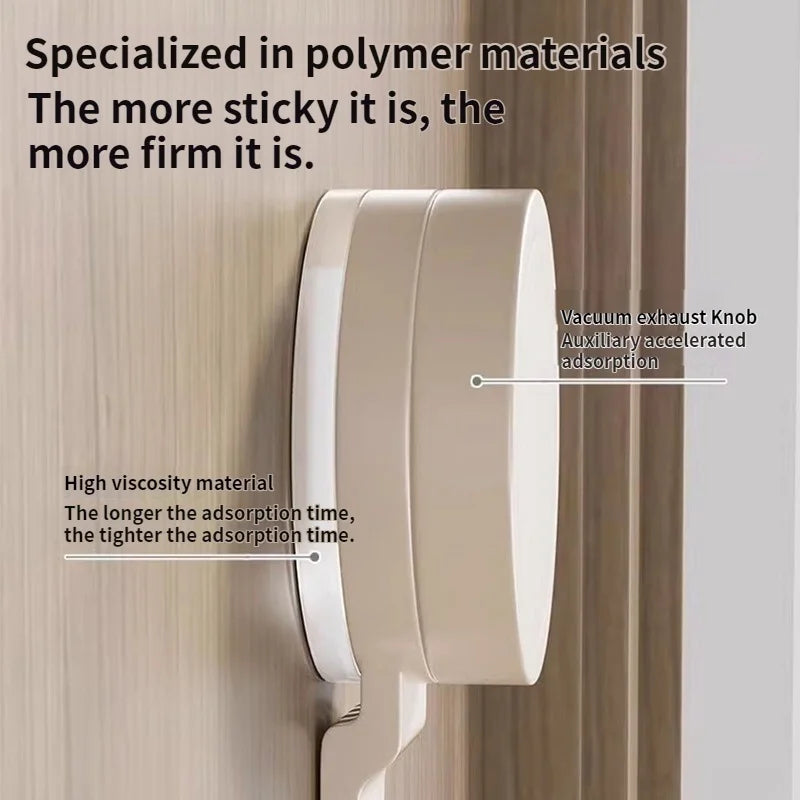 No-Drill Aluminum Suction Cup Wall Hook | Kitchen & Bathroom