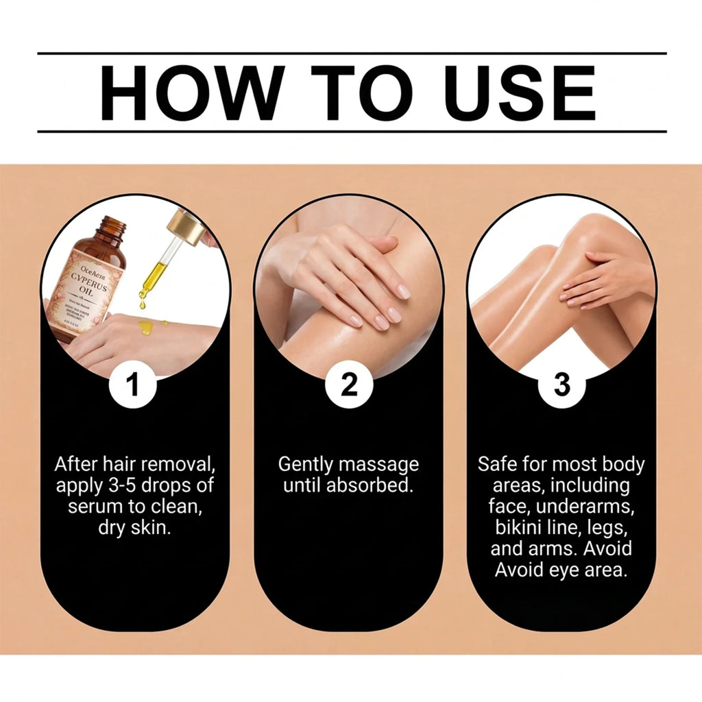 Hair Removal Care Essence Oil – Nourishing Skin Formula