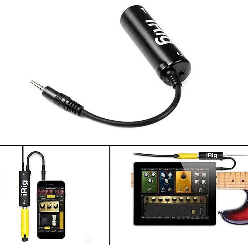 IRIG Guitar Link O Interface Cable Rig Adapter Converter System Phone
