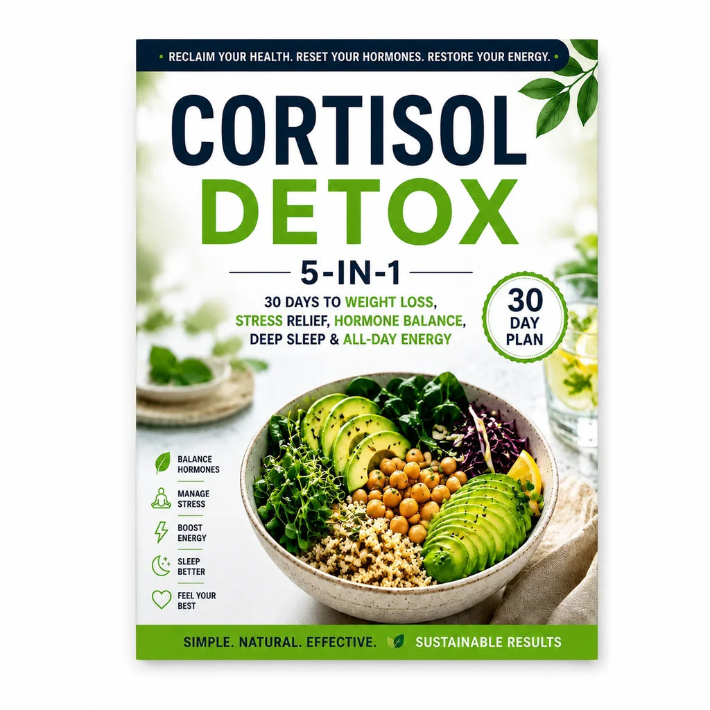 Cortisol Detox 5-in-1 30 Day Guide Weight Management Stress Relief