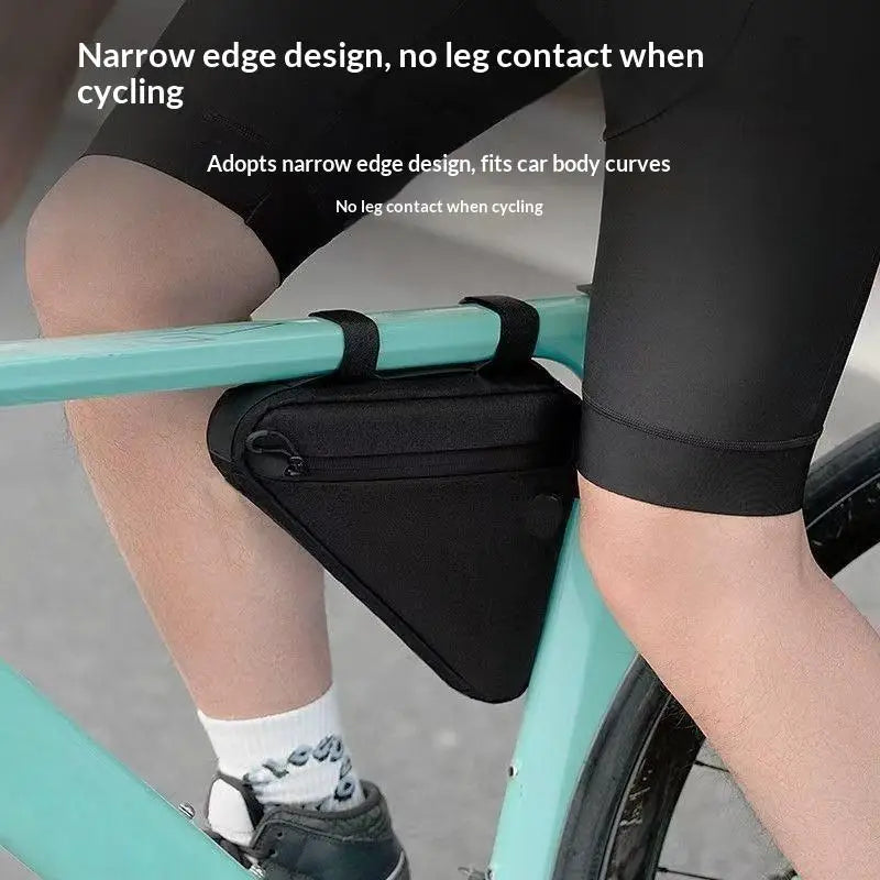 Bike Triangle Frame Bag – Bicycle Front Tube Storage Pouch