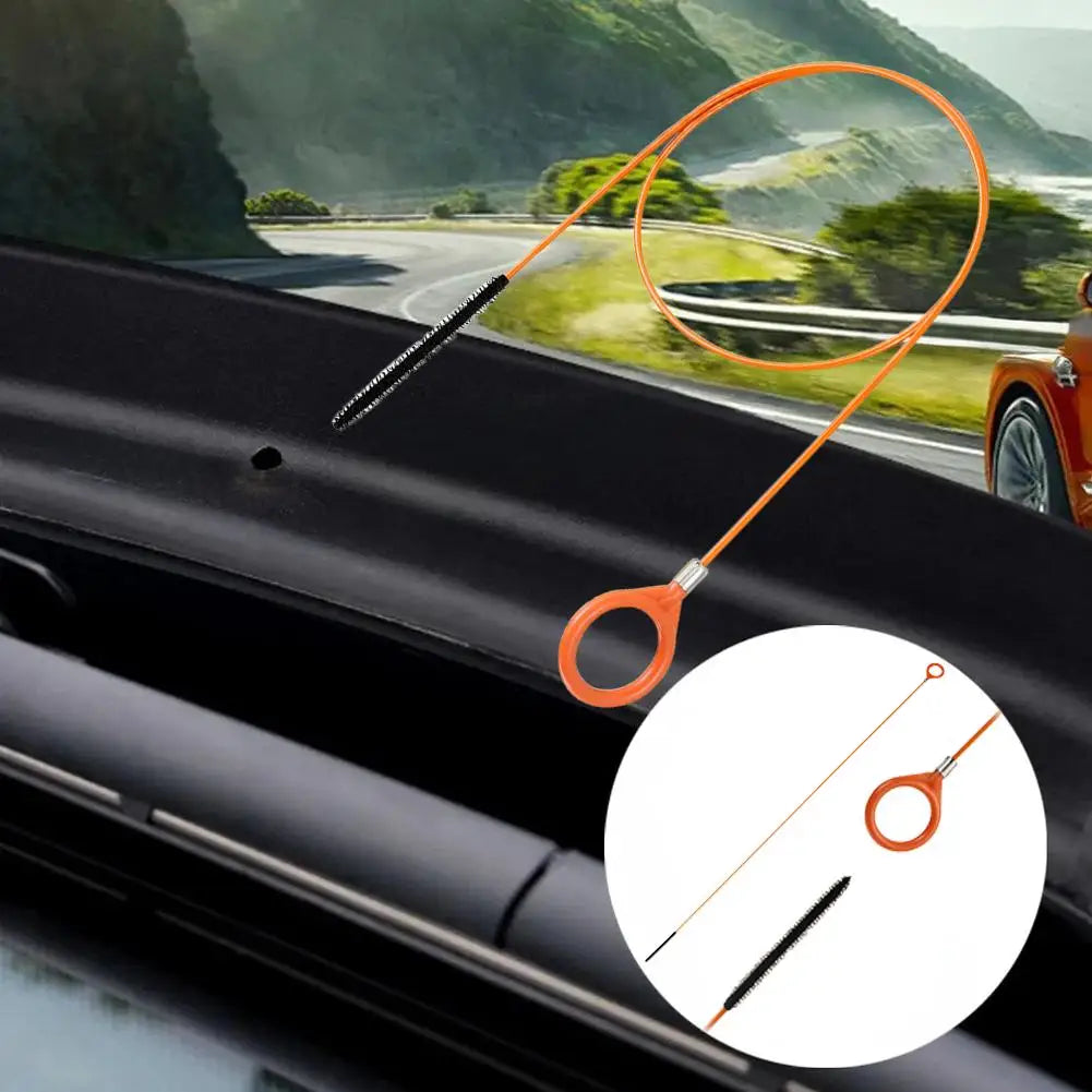 Car Sunroof Drain Cleaner Brush Unclogging Blocked Tubes Tools Sewer