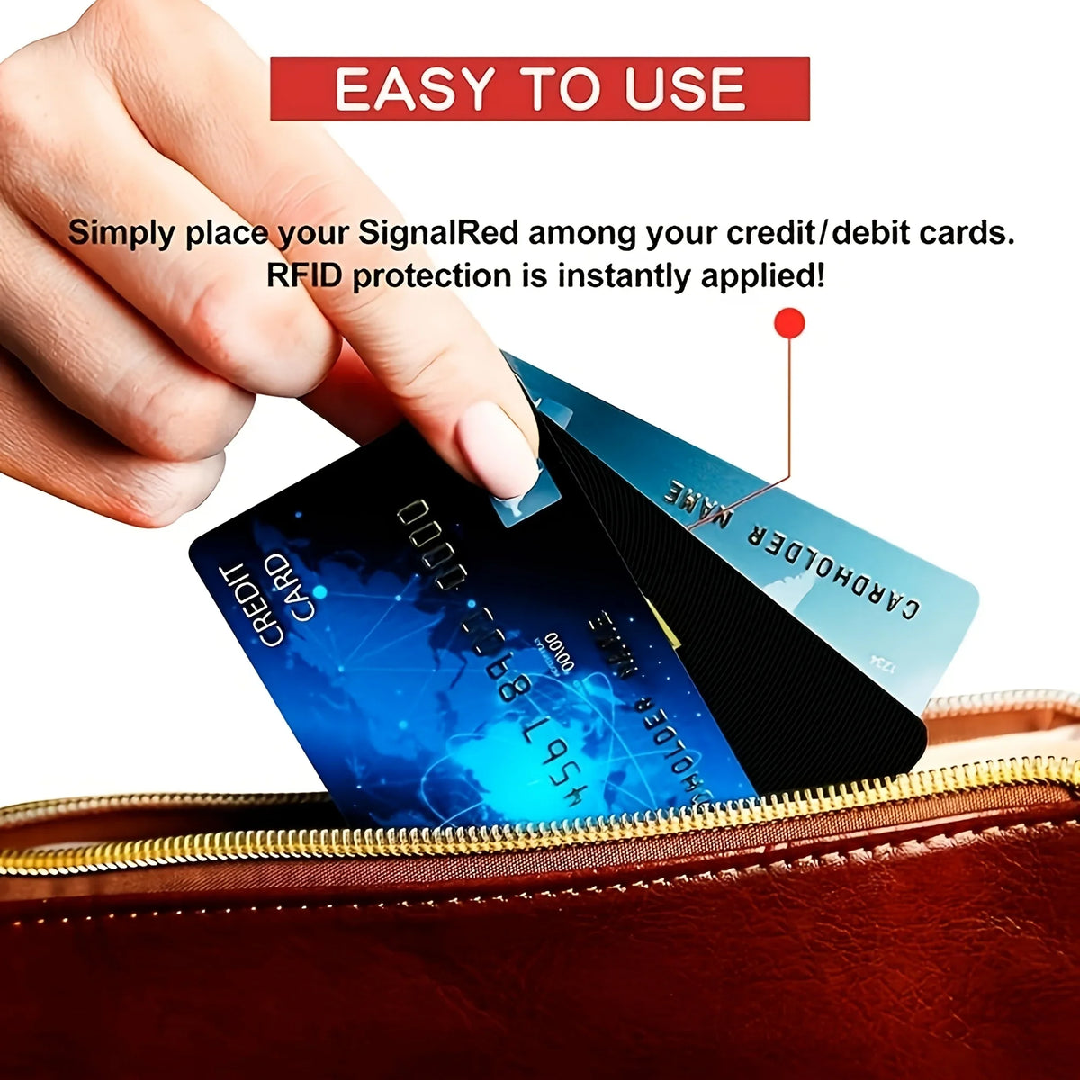 10-Pack RFID Blocking Cards – NFC Wallet & Passport Shield