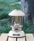 Outdoor Camping Lantern Portable USB Rechargeable Lamp Retro LED
