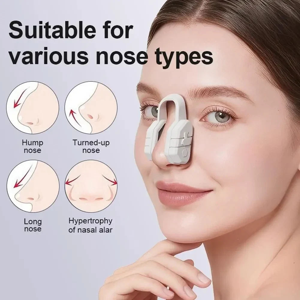 EMS Nose Shaper Sculpting Massager Clip | Microcurrent Pulse