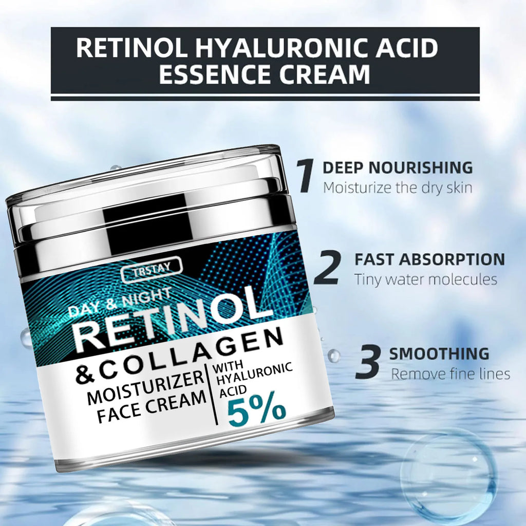 Collagen Retinol Hyaluronic Acid Cream Face
