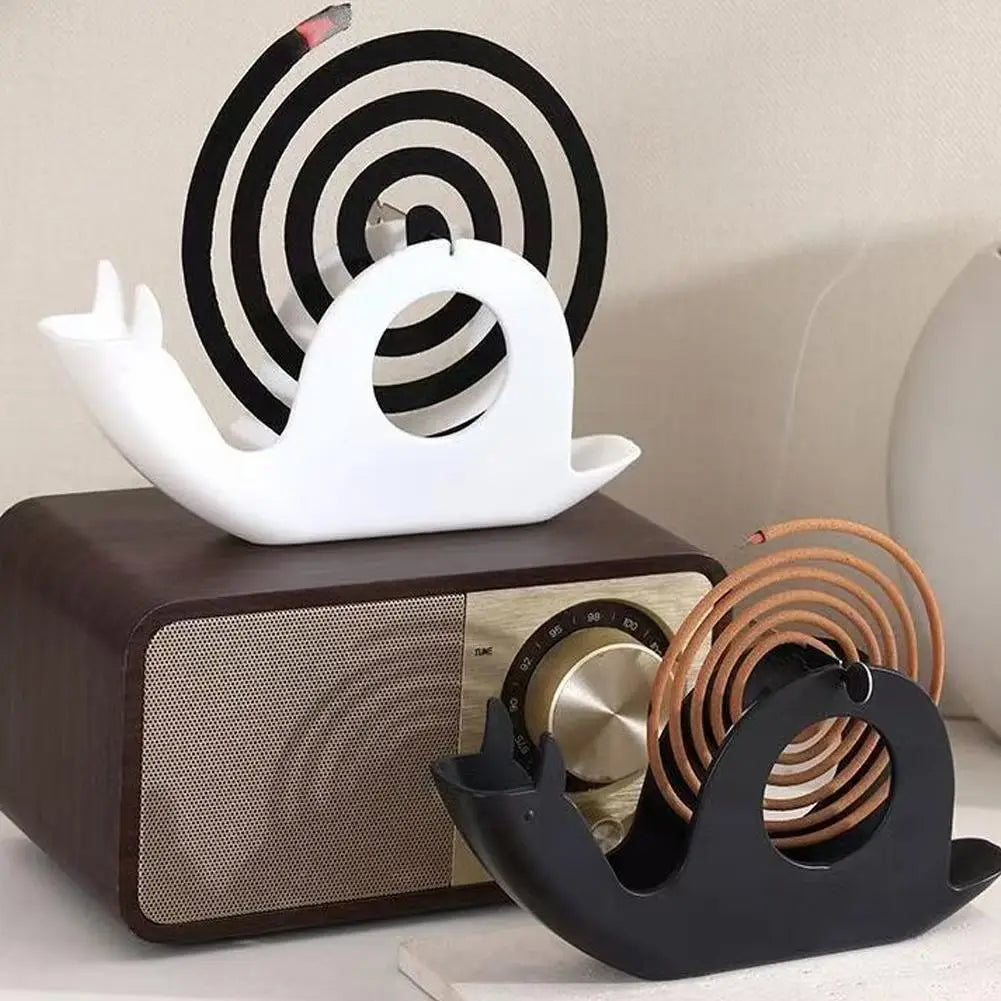 Snail Mosquito Coil Holder – Decorative Incense Burner Rack