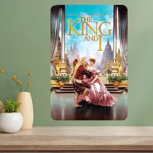The King and I Classic Movie Metal Poster Sign | Retro Decor