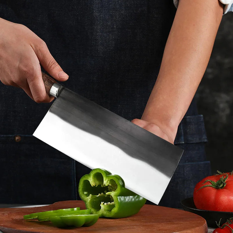 InLeung Hand Forged Chinese Cleaver – Sharp Chef Knife