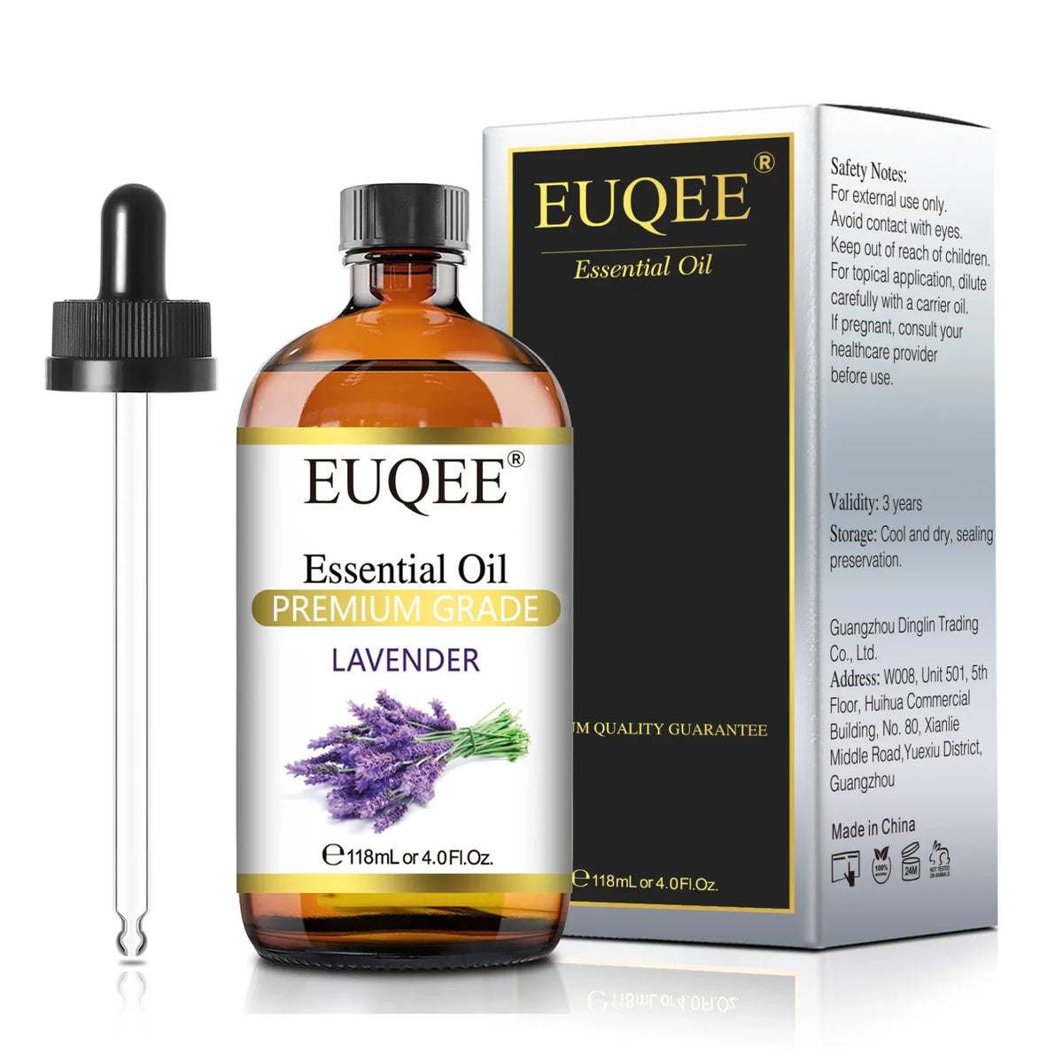EUQEE 118ml Pure Essential Oil – Aromatherapy Diffuser Oils
