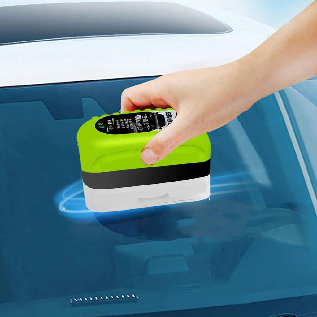 Car Glass Oil Film Cleaner Powerful Brush Labor-saving Window
