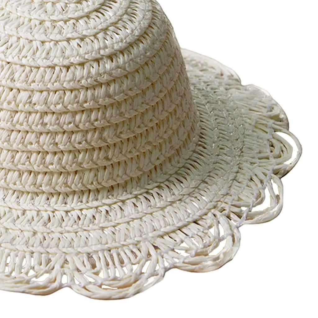 Adjustable Pet Straw Hat for Small Dogs & Cats | Sun Cap