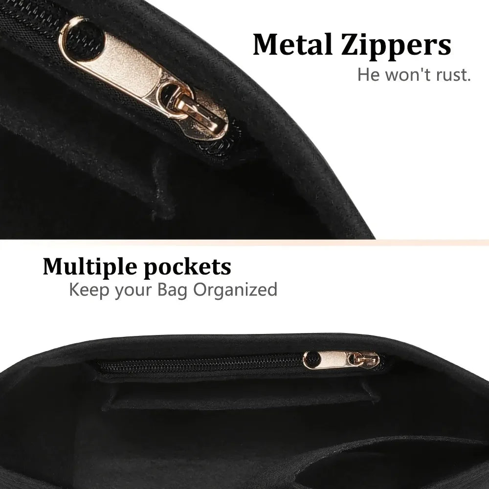 Padded Felt Handbag Insert Liner Cloth Bag Purse Organization Uses
