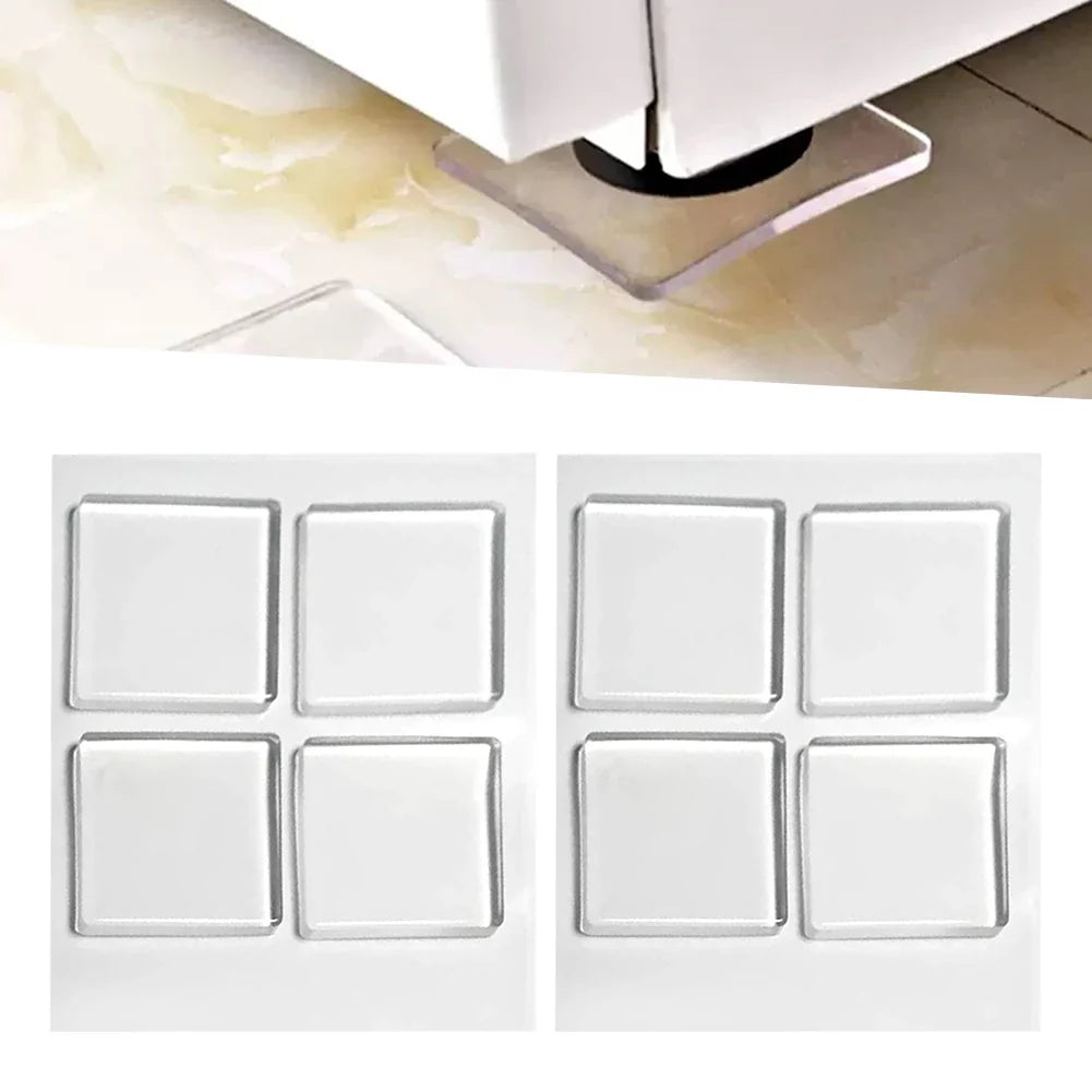 Clear Self-Adhesive Bumper Pads – Non-Slip PU Furniture Gaskets