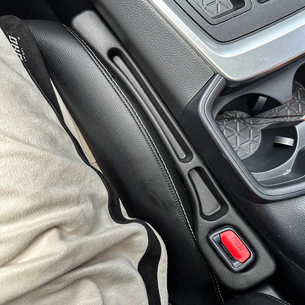 Black Car Seat Gap Filler Universal Side Seam Plug Most Vehicles