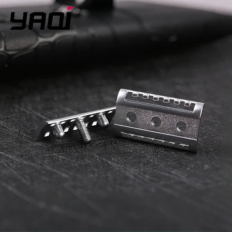 2026 YAQI Inkwell Stainless Steel Men's Shaving Razor Holder Sleek